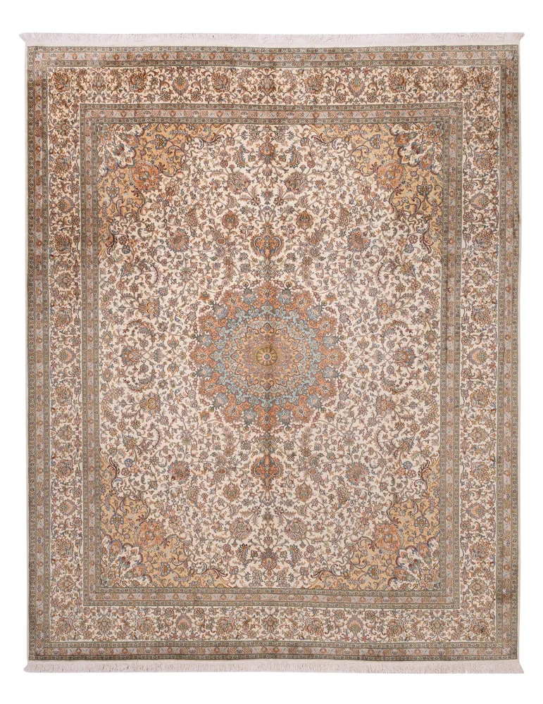 Silketeppe - Kashmir silke - 320 x 249 cm - beige