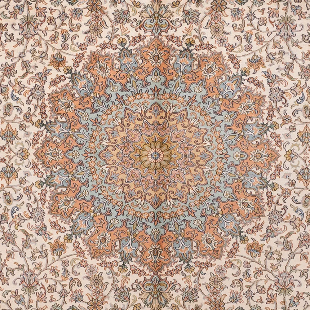 Silketeppe - Kashmir silke - 320 x 249 cm - beige