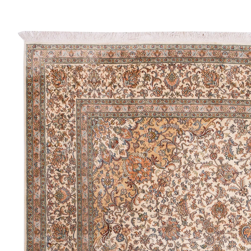 Silketeppe - Kashmir silke - 320 x 249 cm - beige