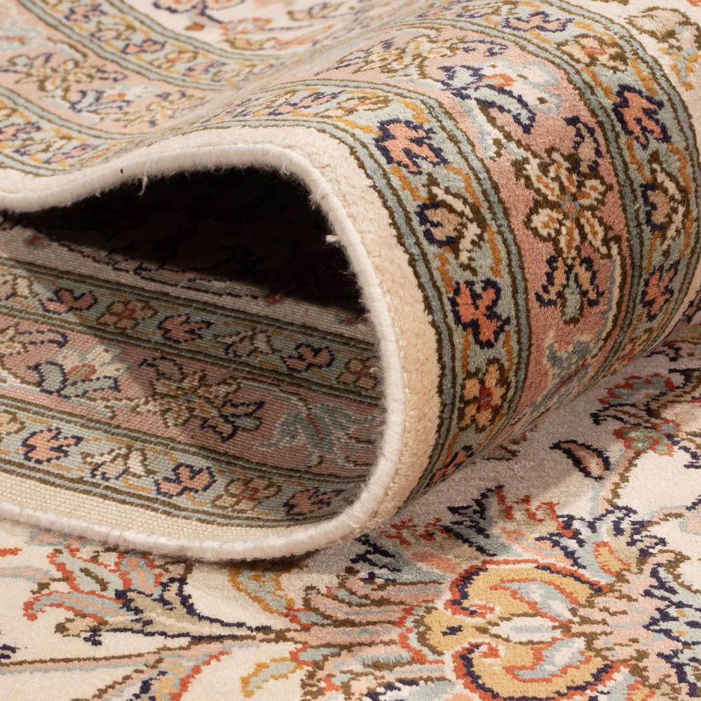 Silketeppe - Kashmir silke - 320 x 249 cm - beige