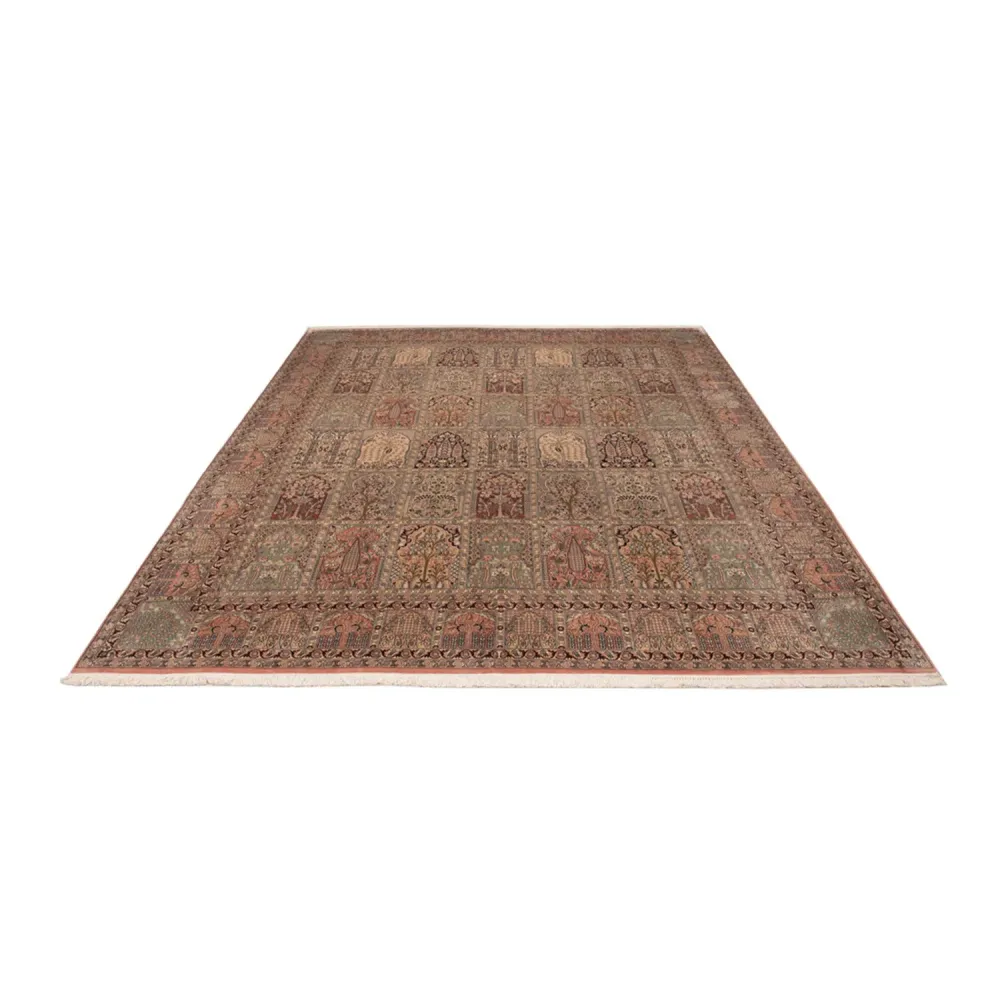 Silketeppe - Kashmir silke - 324 x 238 cm - beige