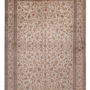 Silketeppe - Kashmir silke - 349 x 247 cm - beige