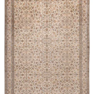 Silketeppe - Kashmir silke - 356 x 245 cm - beige