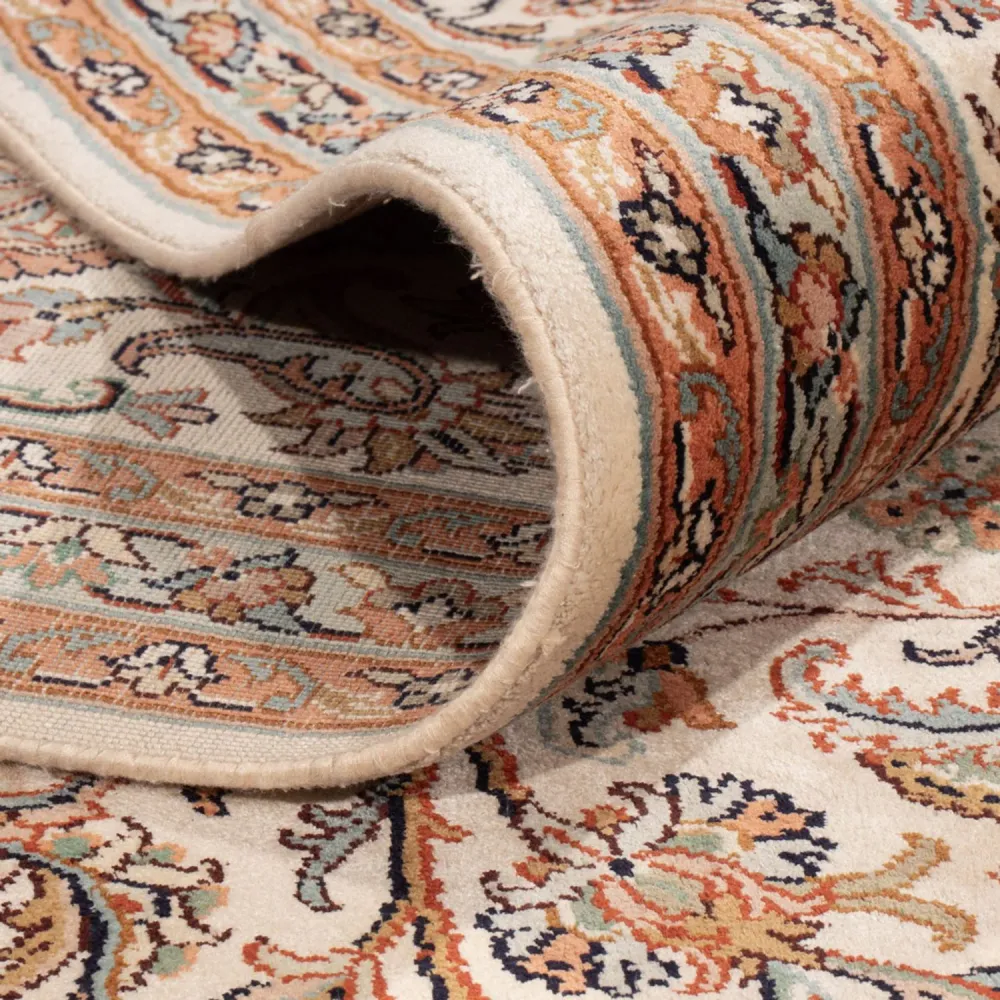 Silketeppe - Kashmir silke - 358 x 249 cm - beige