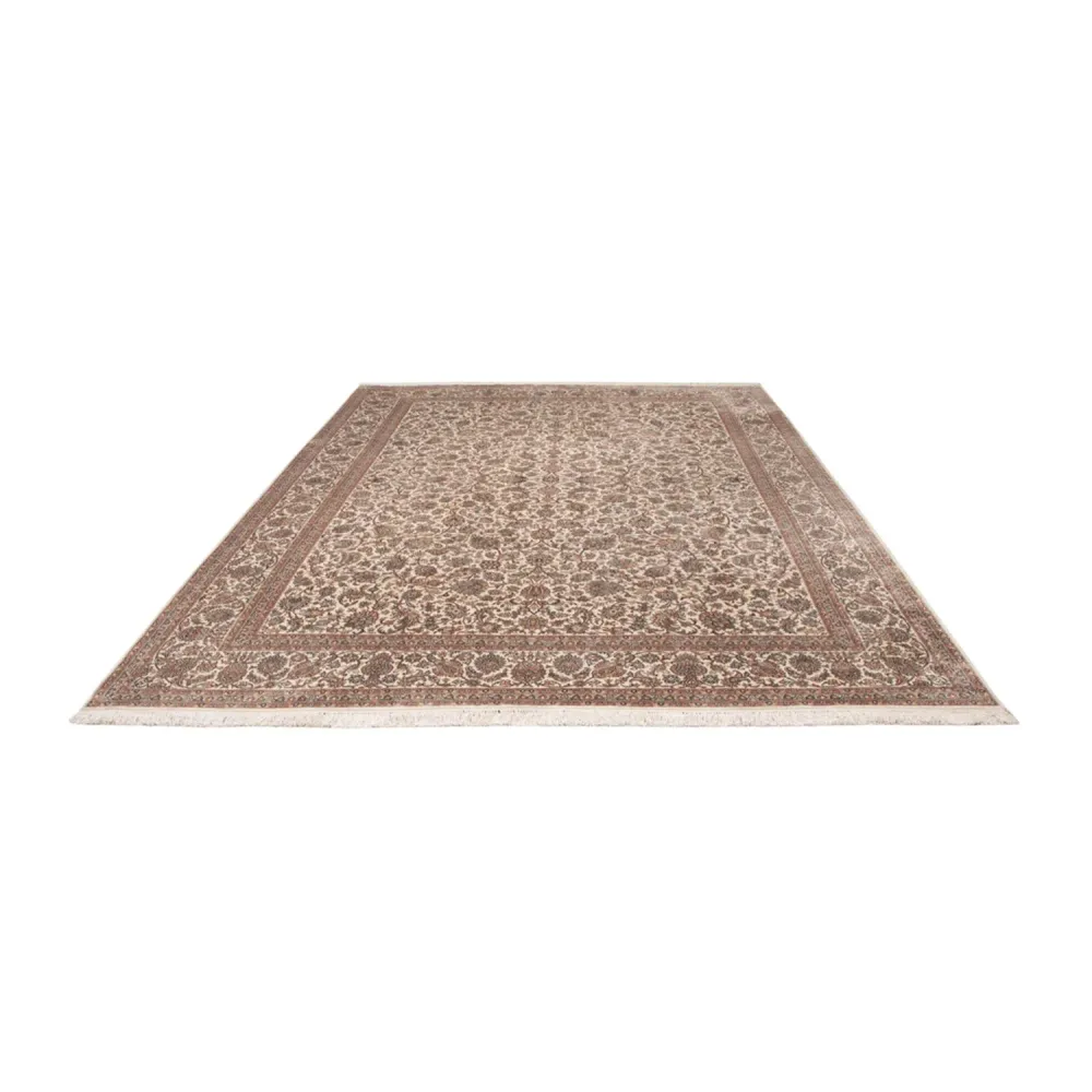 Silketeppe - Kashmir silke - 358 x 249 cm - beige