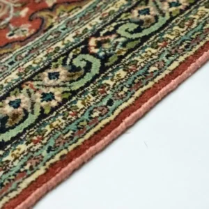 Silketeppe - Kashmir silke - 94 x 64 cm - laks