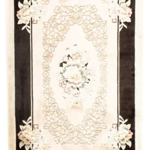 Silketeppe - Kina silke - 138 x 69 cm - beige