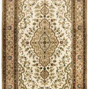 Silketeppe - Kina silke - 152 x 91 cm - beige