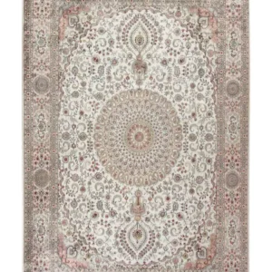 Silketeppe - Kina silke - 362 x 272 cm - beige