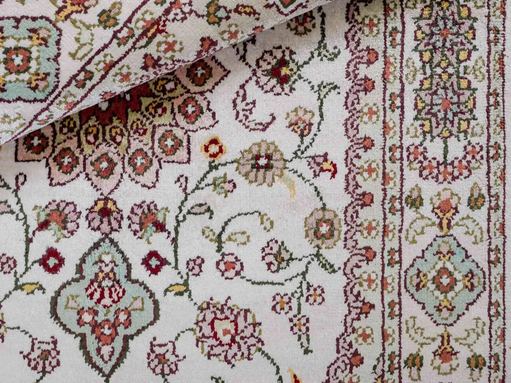 Silketeppe - Kina silke - 89 x 59 cm - beige