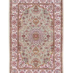 Silketeppe - Kina silke - 92 x 63 cm - sand