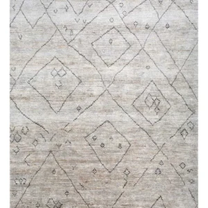 Sisalteppe - 300 x 240 cm - hvit