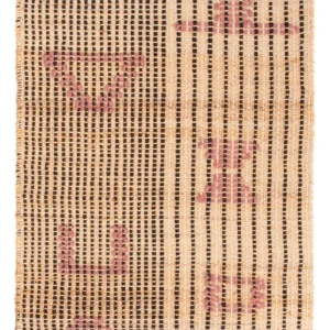 Sisalteppe - 90 x 60 cm - mørk beige