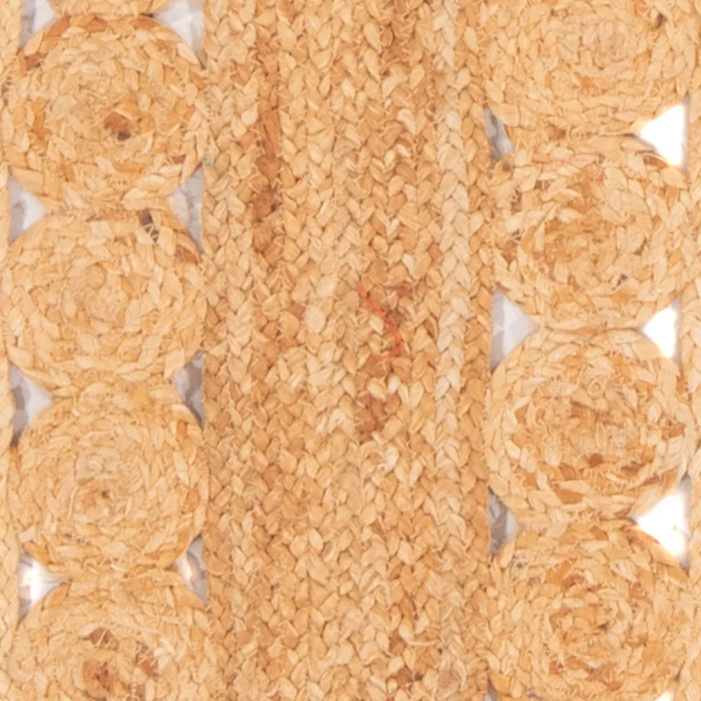 Sisalteppe oval - 91 x 61 cm - natur