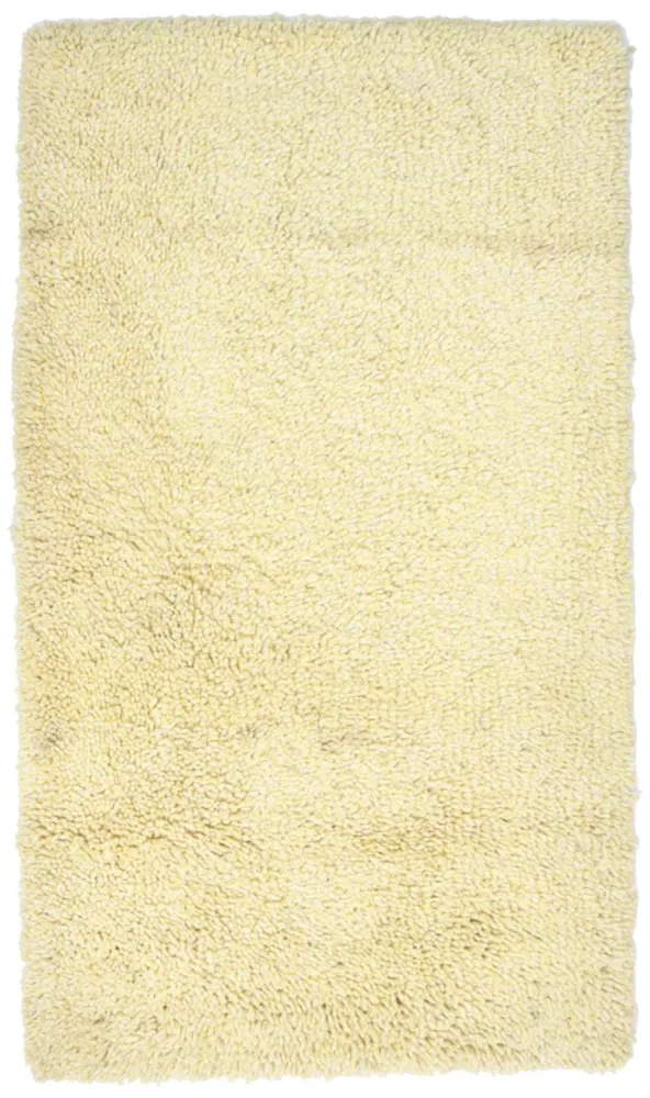 Teppe med høy luv - 158 x 90 cm - beige