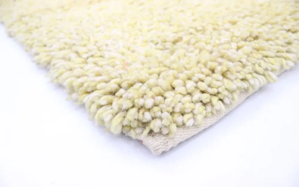 Teppe med høy luv - 158 x 90 cm - beige