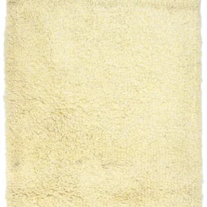Teppe med høy luv - 158 x 90 cm - beige