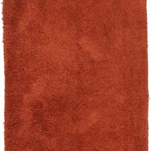 Teppe med høy luv - 215 x 155 cm - rust