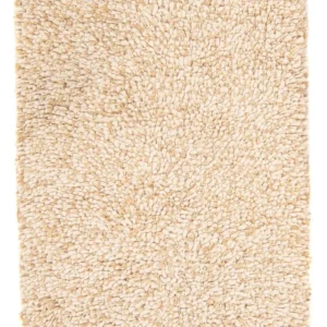 Teppe med høy luv - 90 x 60 cm - beige