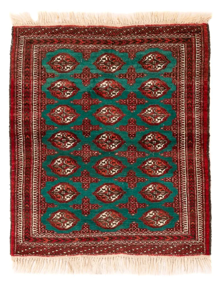 Turkaman teppe - 117 x 95 cm - flerfarget