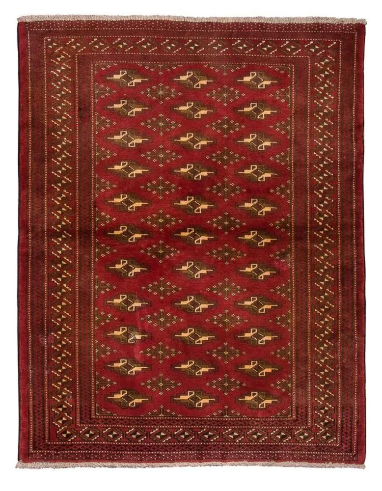 Turkaman teppe - 123 x 95 cm - rød