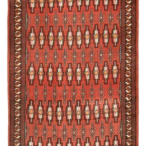 Turkaman teppe - 127 x 73 cm - rød
