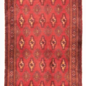 Turkaman teppe - 130 x 60 cm - rød