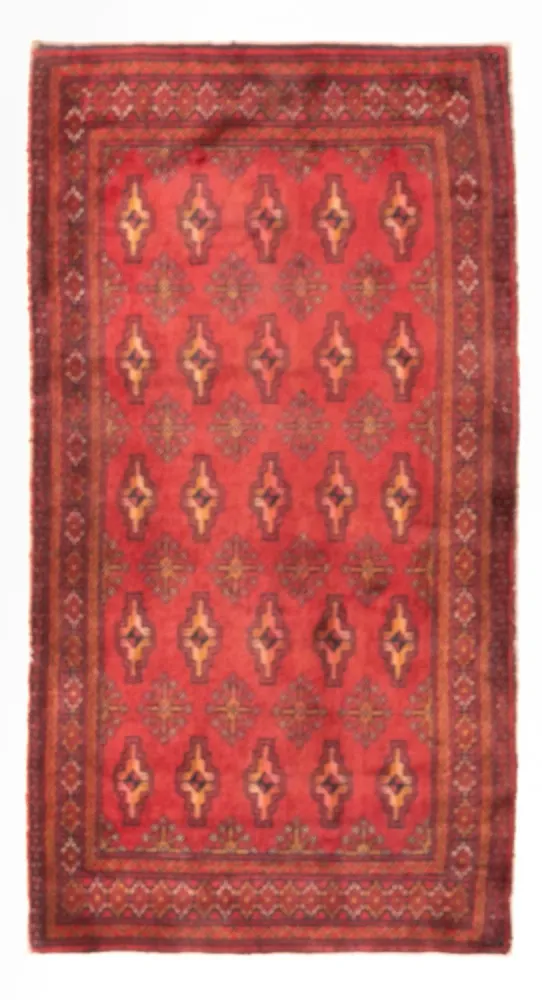 Turkaman teppe - 130 x 60 cm - rød