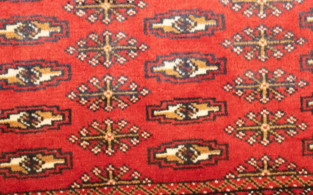 Turkaman teppe - 130 x 60 cm - rød