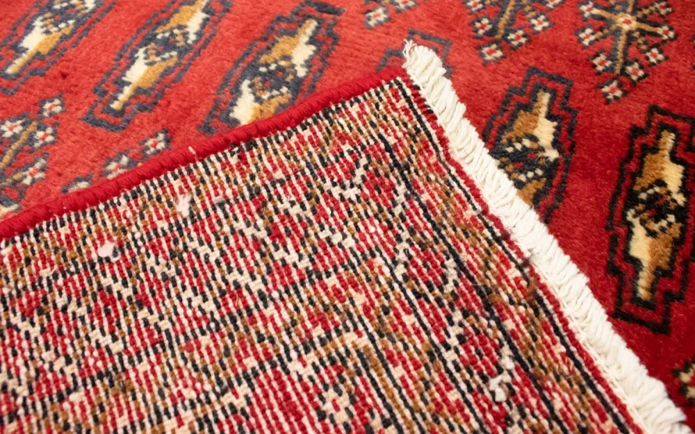 Turkaman teppe - 130 x 60 cm - rød