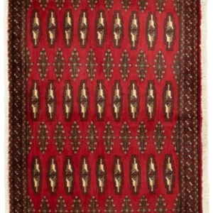 Turkaman teppe - 130 x 60 cm - rød