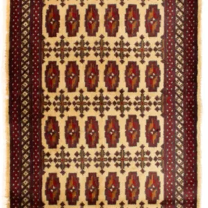 Turkaman teppe - 130 x 60 cm - beige