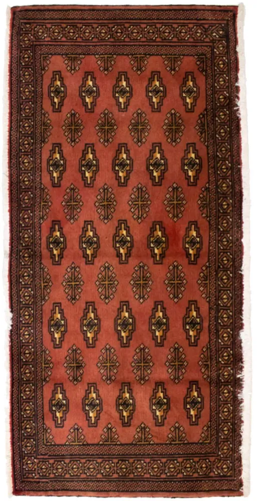 Turkaman teppe - 130 x 60 cm - rust