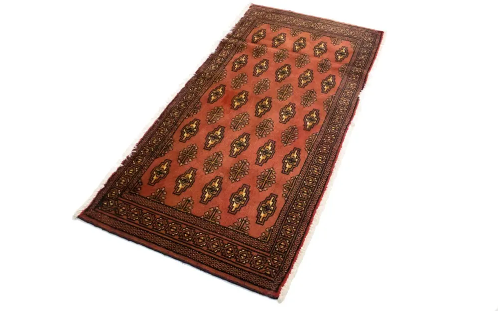 Turkaman teppe - 130 x 60 cm - rust