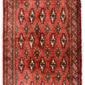 Turkaman teppe - 130 x 60 cm - rust