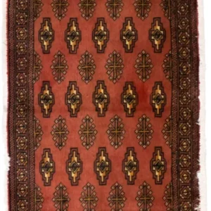 Turkaman teppe - 130 x 60 cm - rust