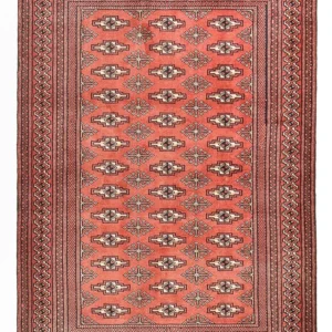 Turkaman teppe - 132 x 99 cm - rød