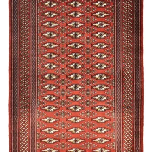 Turkaman teppe - 133 x 95 cm - rød