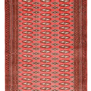 Turkaman teppe - 135 x 94 cm - rød
