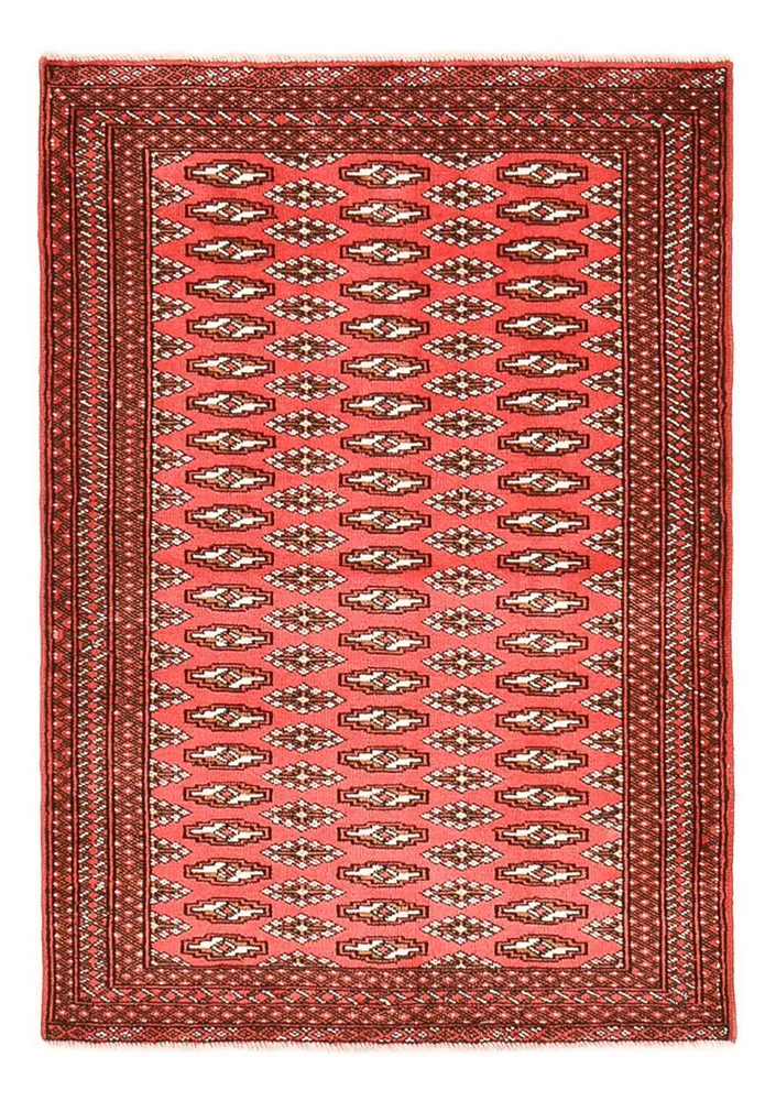 Turkaman teppe - 135 x 94 cm - rød