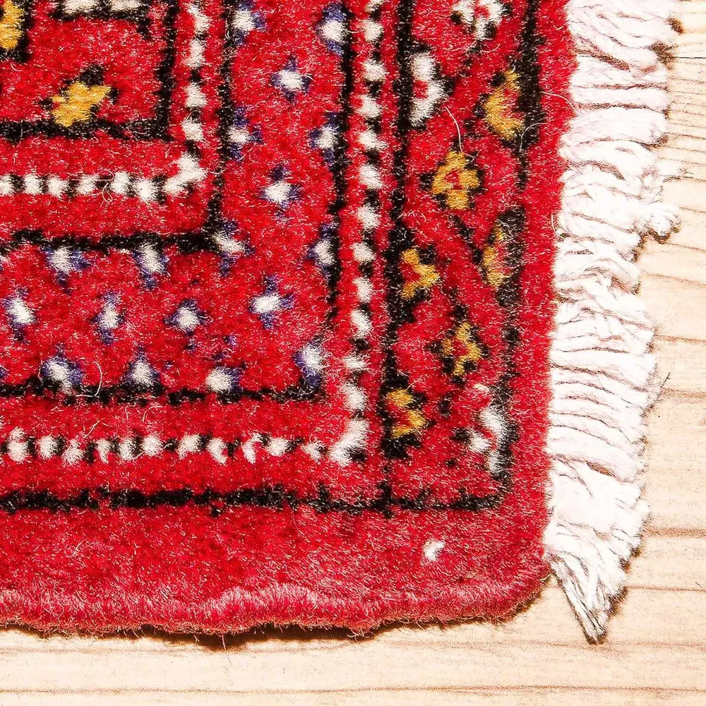 Turkaman teppe - 140 x 70 cm - rød