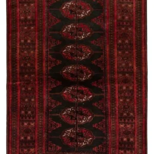 Turkaman teppe - 142 x 92 cm - mørkeblå