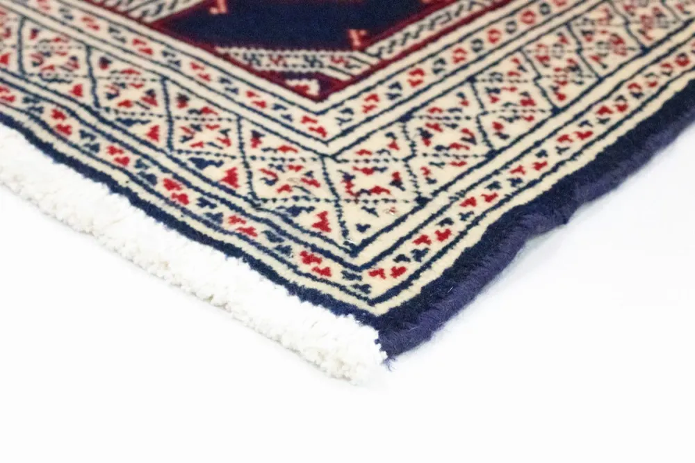 Turkaman teppe - 88 x 62 cm - blå