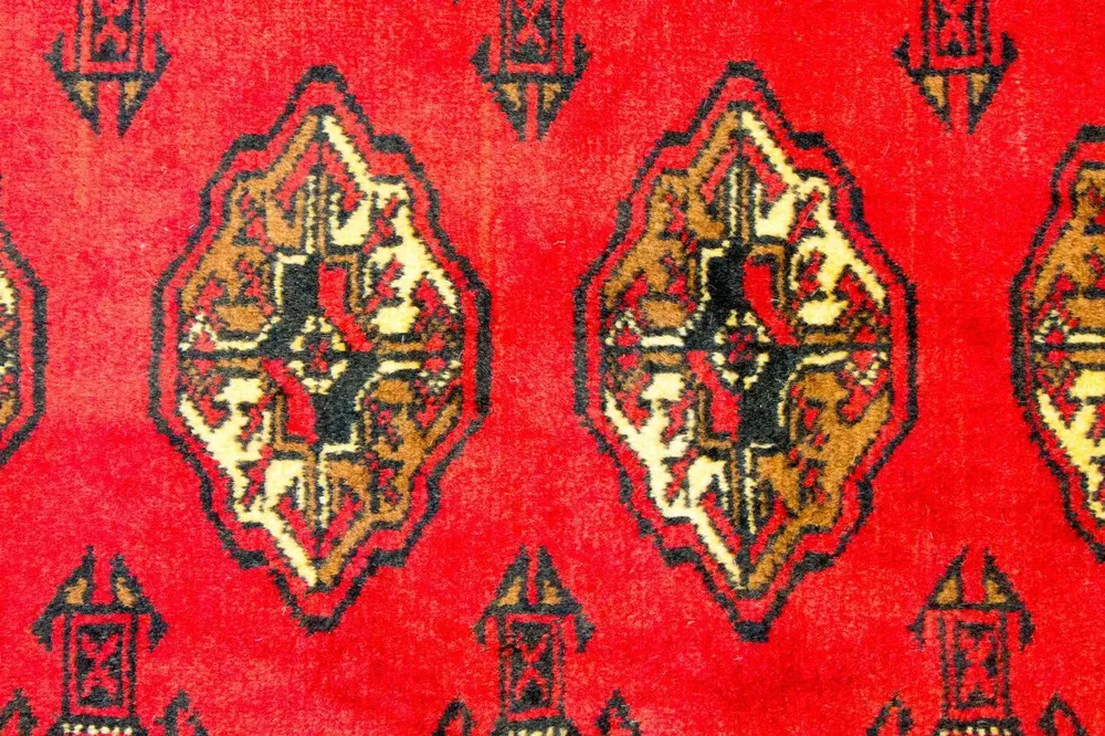 Turkaman teppe - 146 x 103 cm - rød