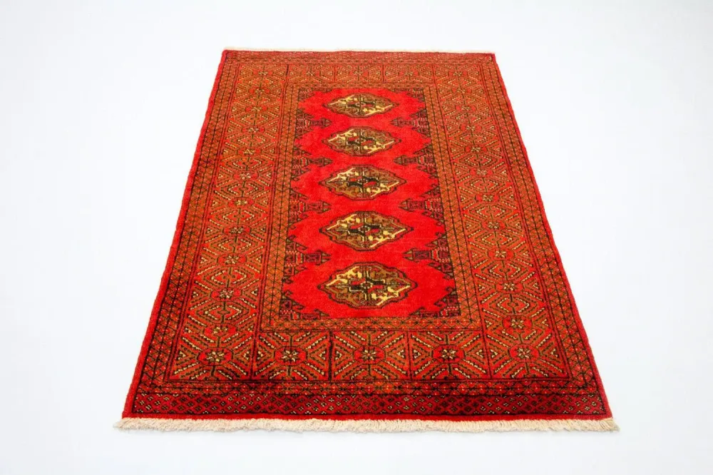 Turkaman teppe - 146 x 103 cm - rød