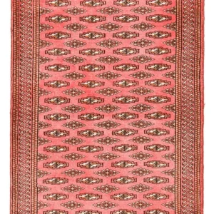 Turkaman teppe - 147 x 93 cm - rød