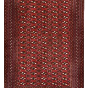 Turkaman teppe - 170 x 128 cm - rød