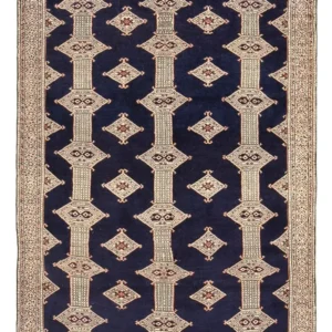 Turkaman teppe - 173 x 120 cm - mørkeblå