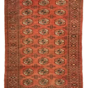 Turkaman teppe - 174 x 128 cm - rød