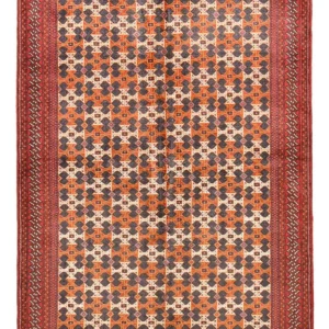 Turkaman teppe - 177 x 123 cm - rød